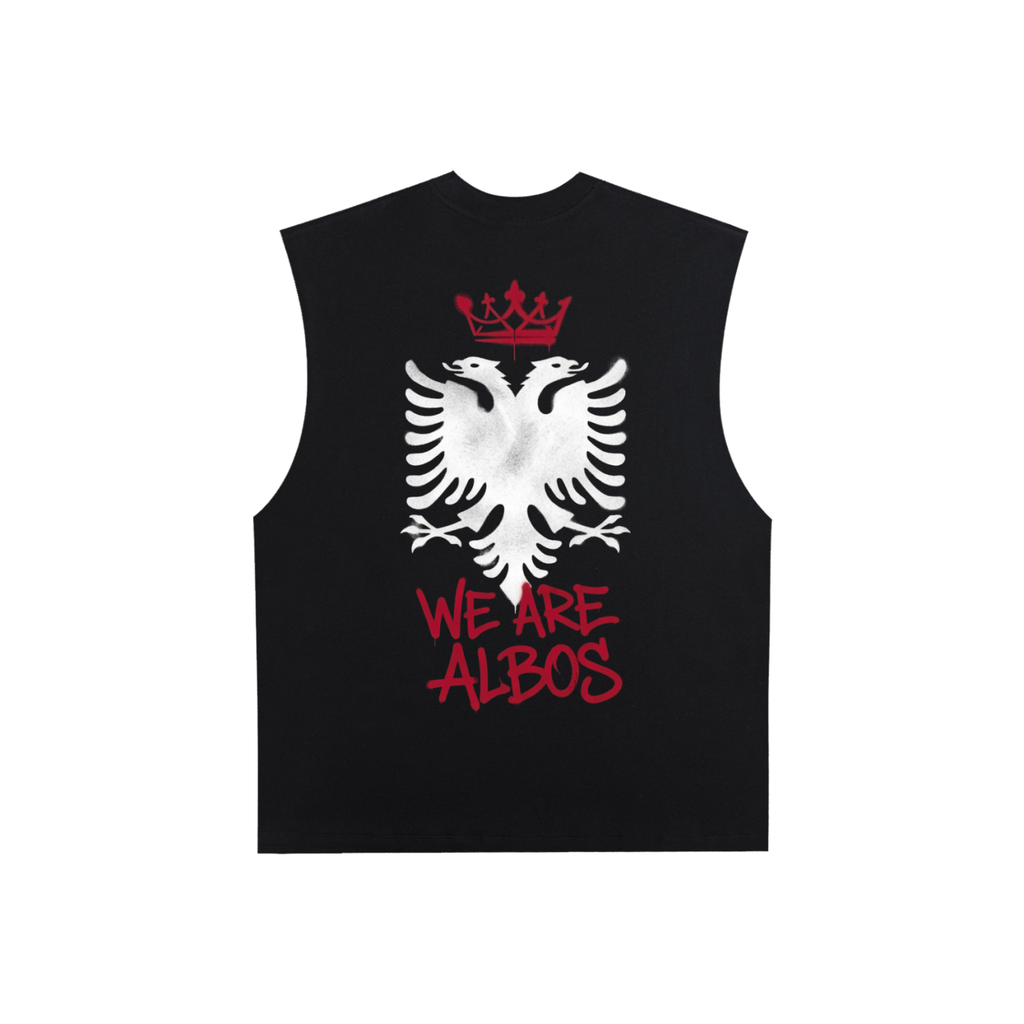 Raw Edge Cotton Tank Top