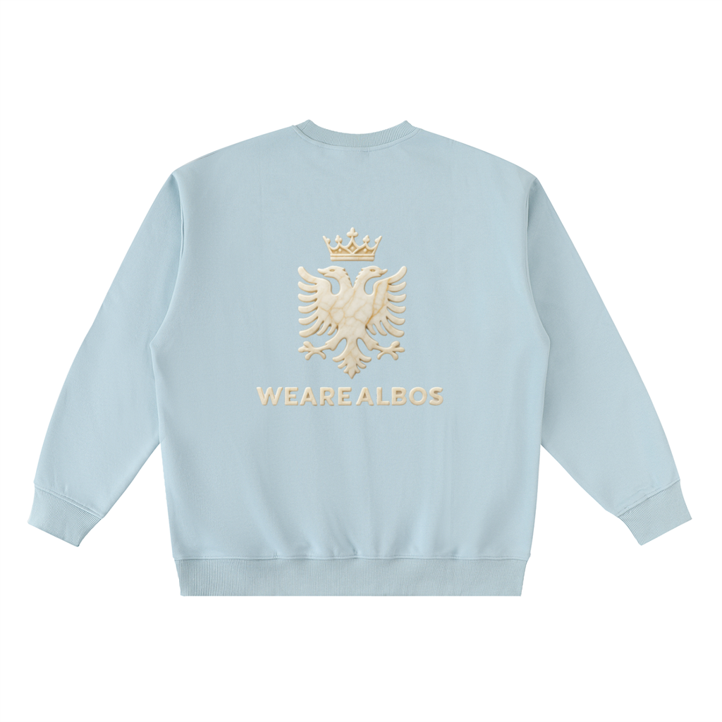 Oversized Crewneck Taped Sweatshirt (Loose)