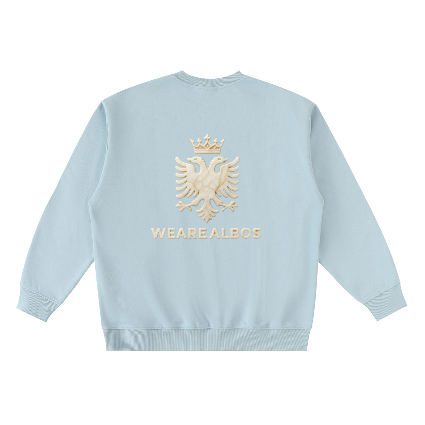 Oversized Crewneck Taped Sweatshirt (Loose)