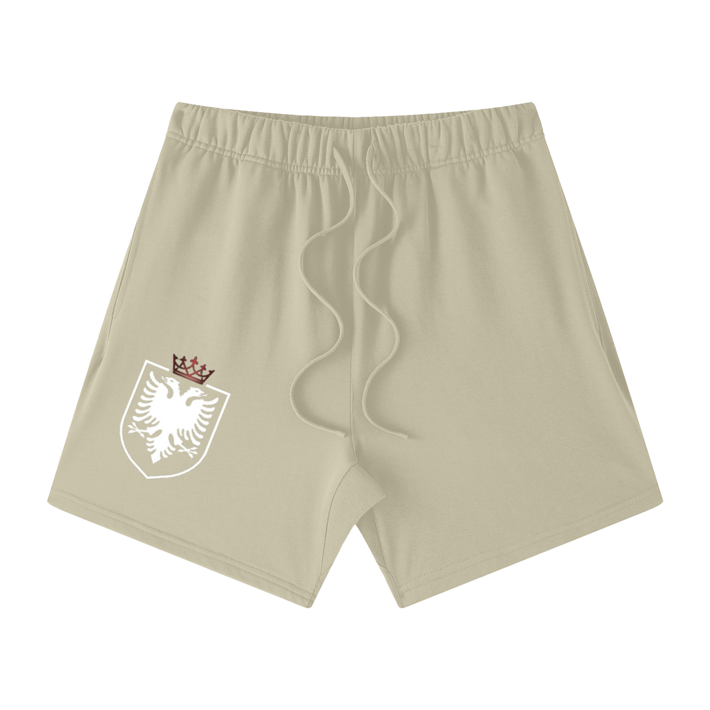 Unisex Earth Tone Loose Fit Cotton Shorts