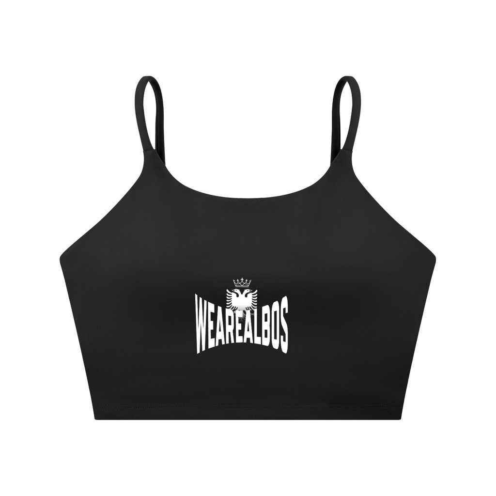 Spaghetti Strap Yoga Sports Bra (Skinny)