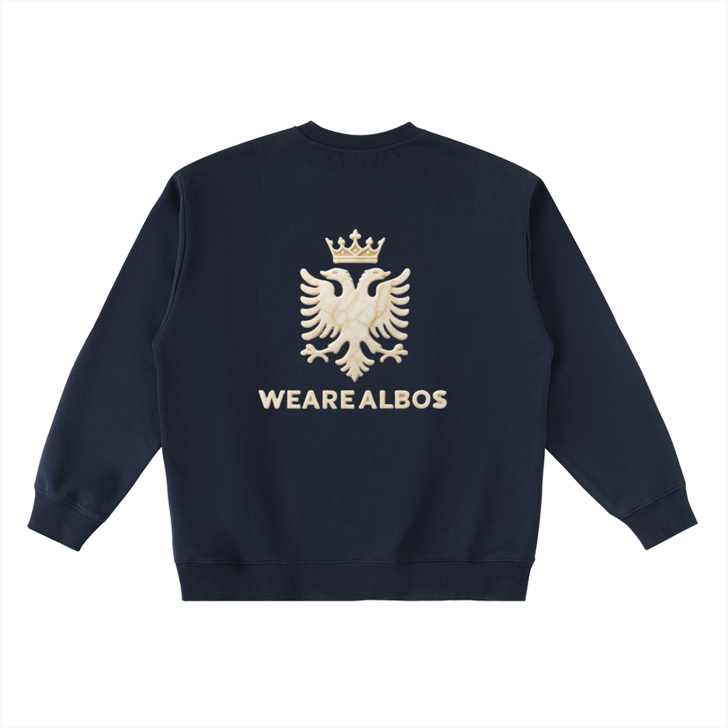 Oversized Crewneck Taped Sweatshirt (Loose)