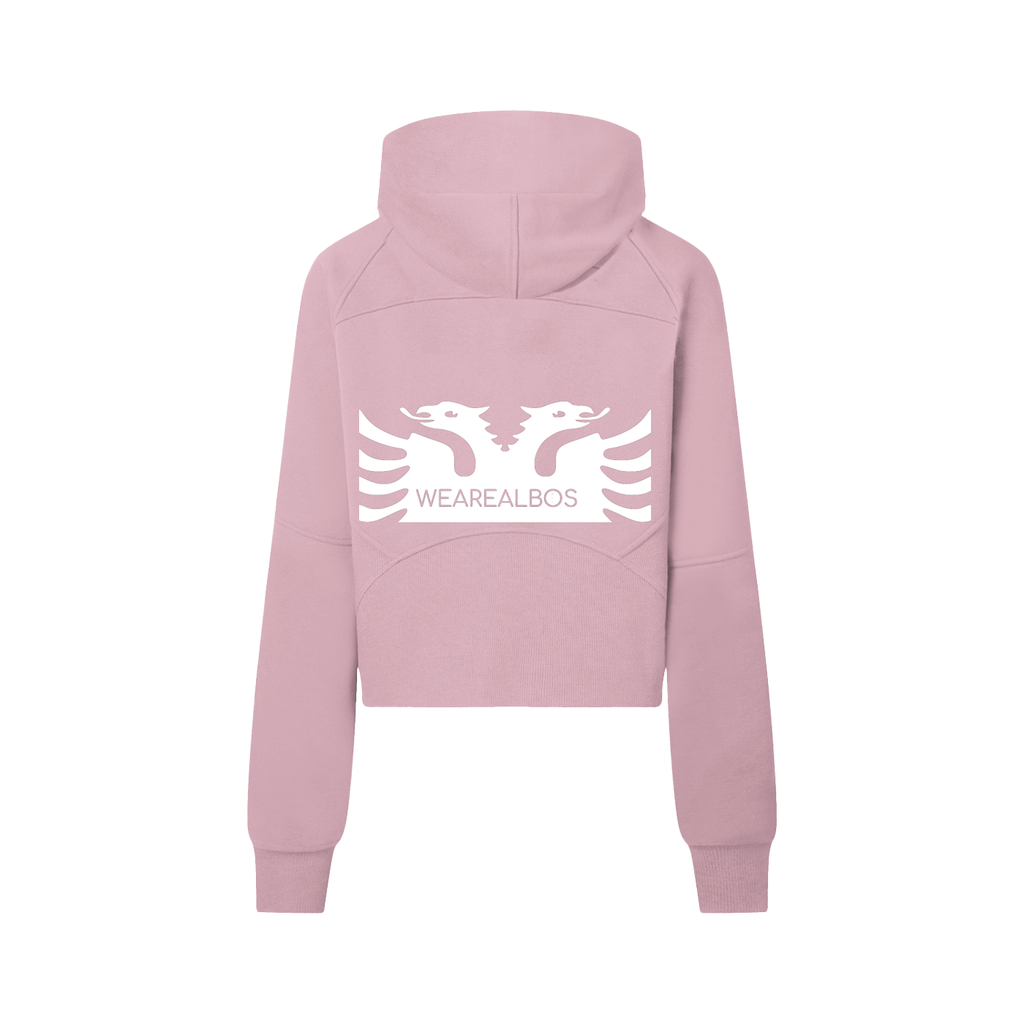 Cropped Half-Zip Hoodie (Bodycon)