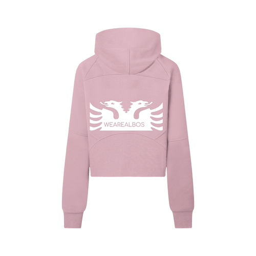 Cropped Half-Zip Hoodie (Bodycon)