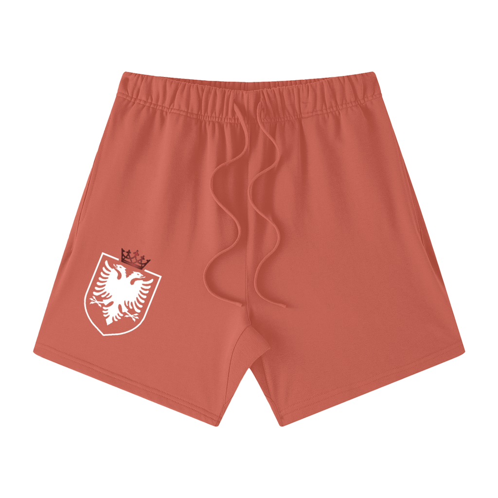 Unisex Earth Tone Loose Fit Cotton Shorts