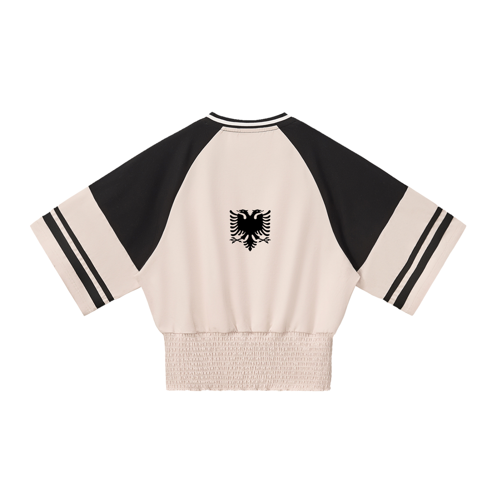 Women's Color Block Ruched T-Shirt