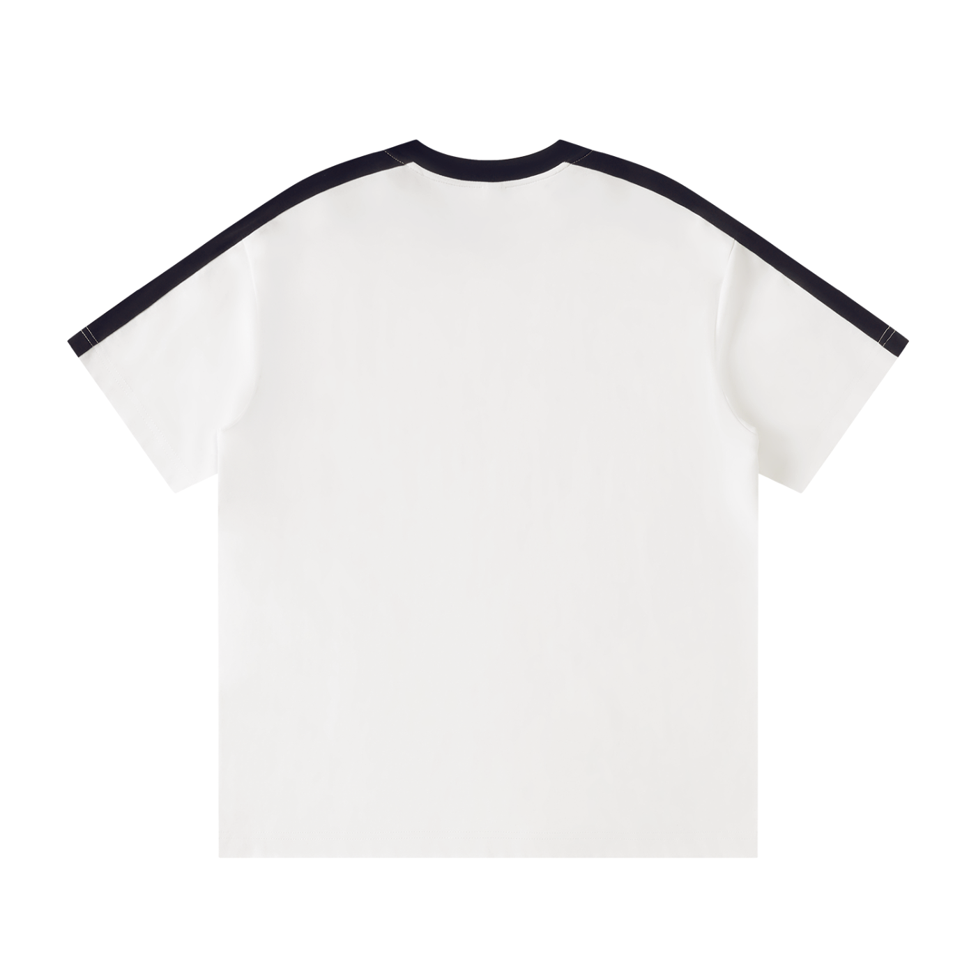 Unisex Colorblock Striped T-Shirt (Loose)