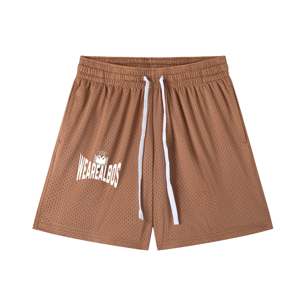 Mesh Drawstring Shorts (Loose)