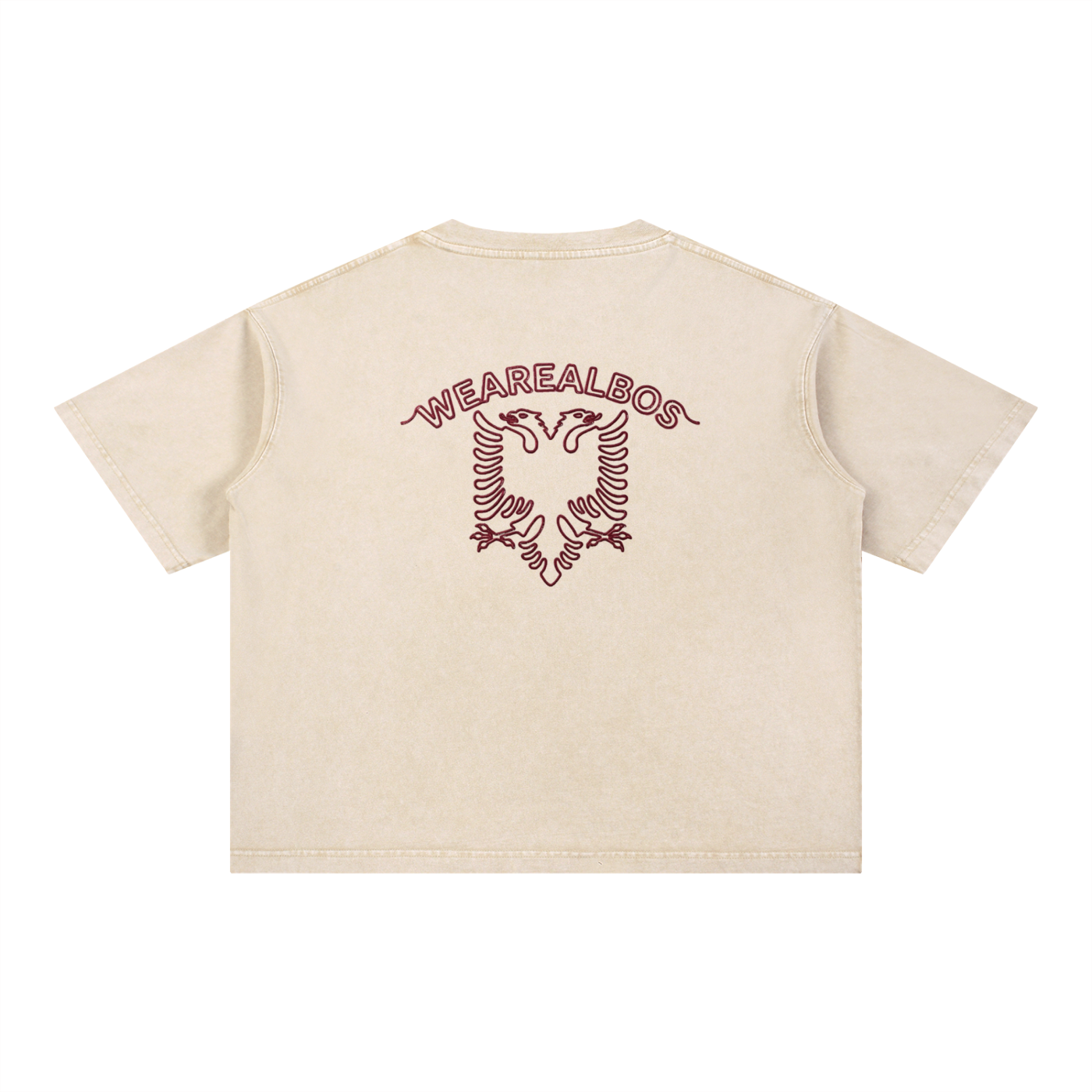 Mineral Wash Boxy Cotton T-Shirt (Loose)