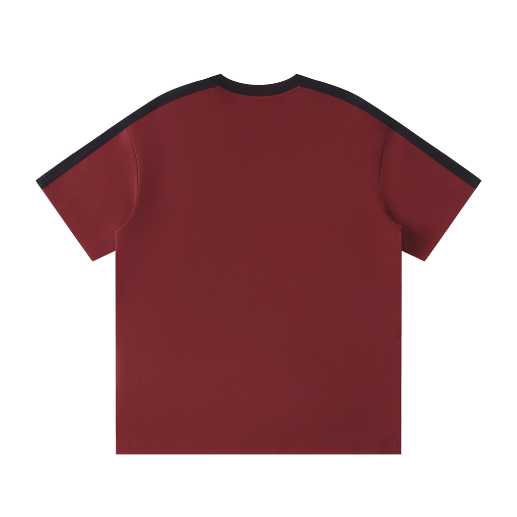 Unisex Colorblock Striped T-Shirt (Loose)