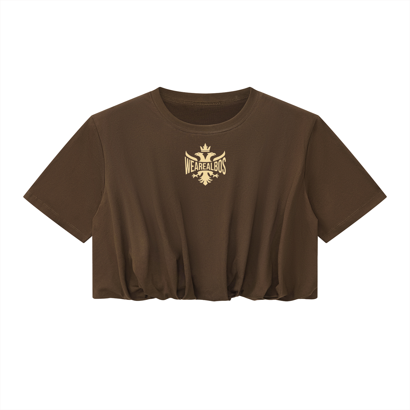 Women’s Crop Bubble Hem T-Shirt