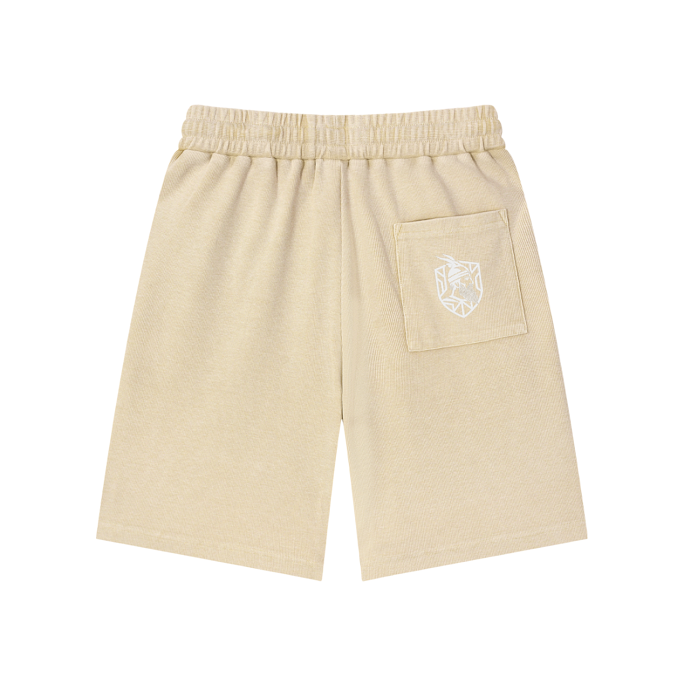 Mineral Wash Waffle Knit Shorts (Loose)