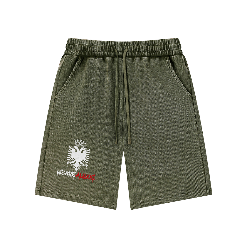 Mineral Wash Loose Knit Shorts Unisex (Loose)