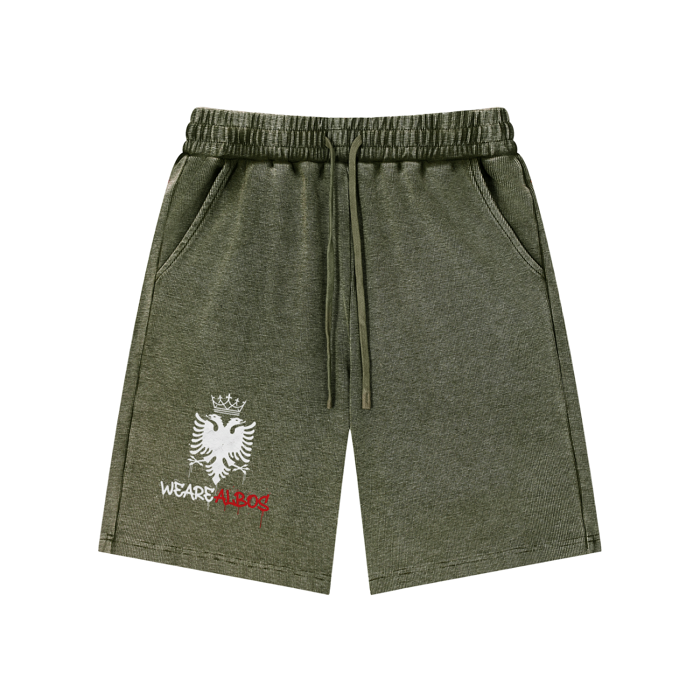 Mineral Wash Loose Knit Shorts Unisex (Loose)