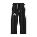 Contrast Side-Stripe Straight-Leg  Pants (Loose)