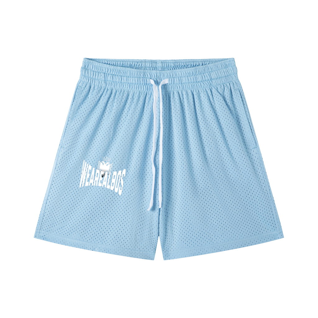 Mesh Drawstring Shorts (Loose)
