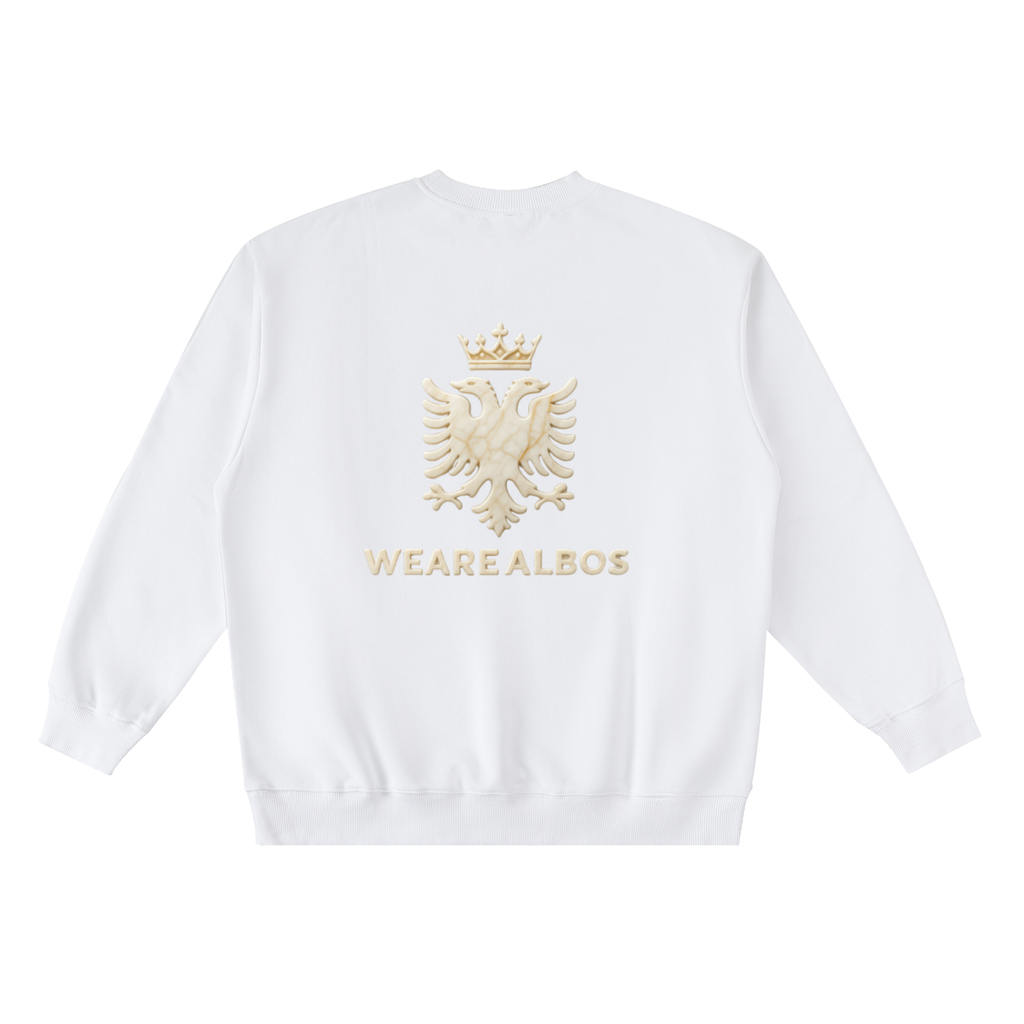 Oversized Crewneck Taped Sweatshirt (Loose)