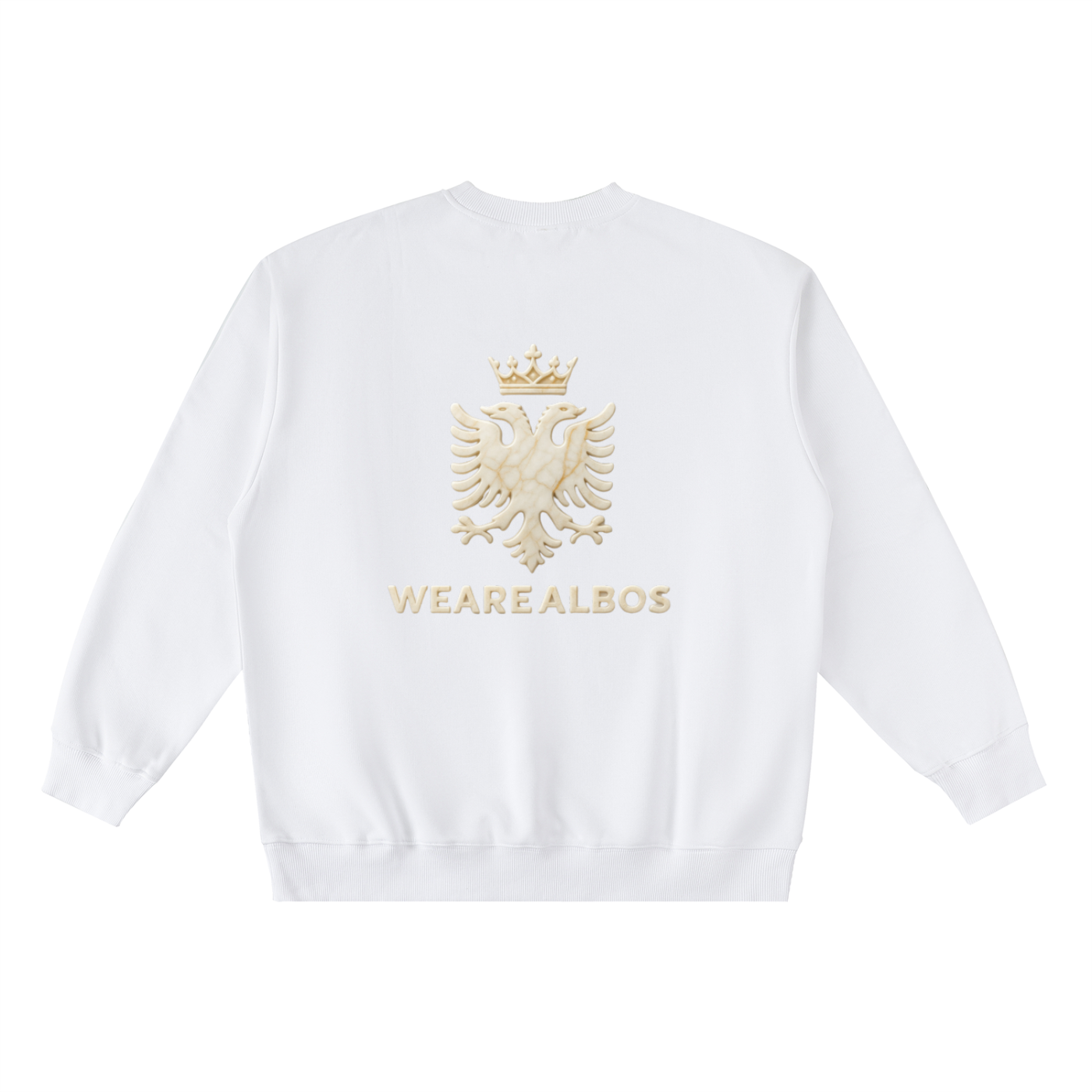 Oversized Crewneck Taped Sweatshirt (Loose)