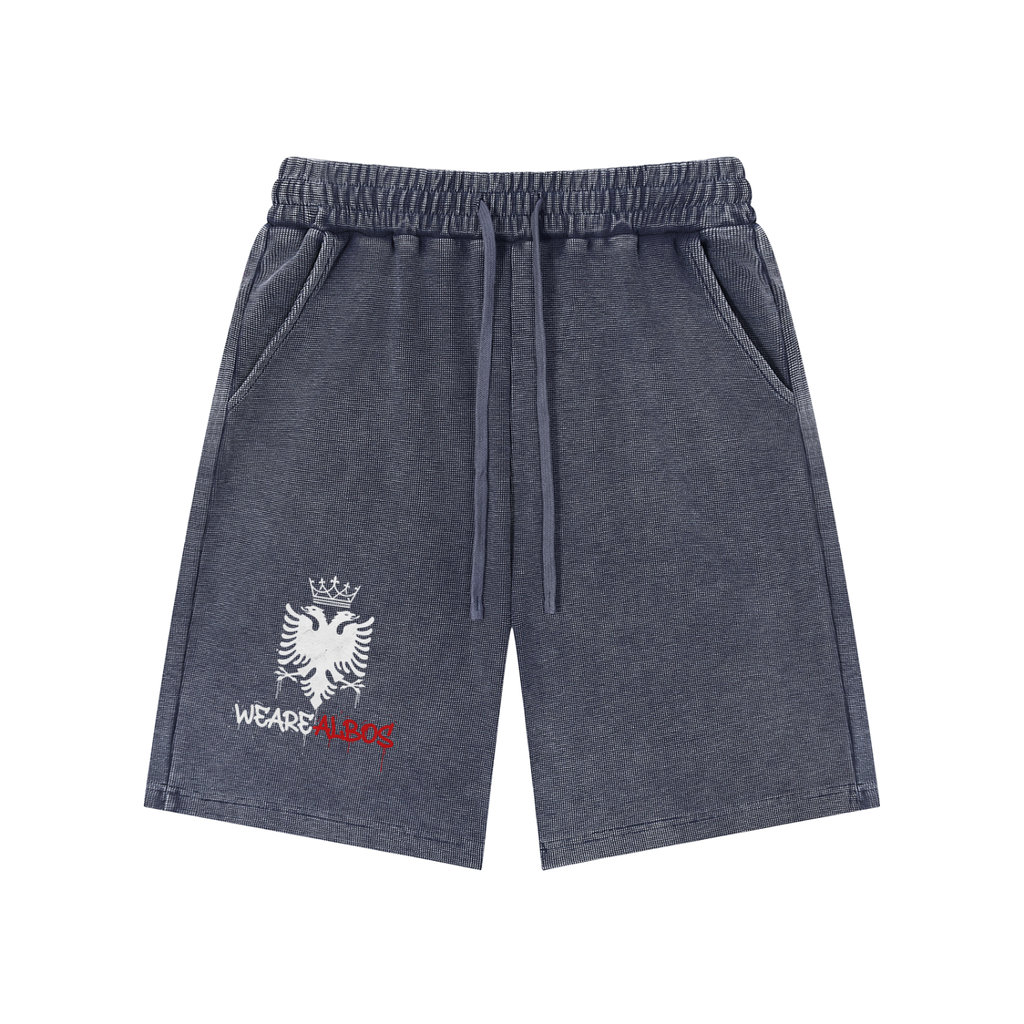 Mineral Wash Loose Knit Shorts Unisex (Loose)