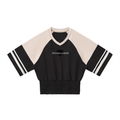 Women's Color Block Ruched T-Shirt (Loose)