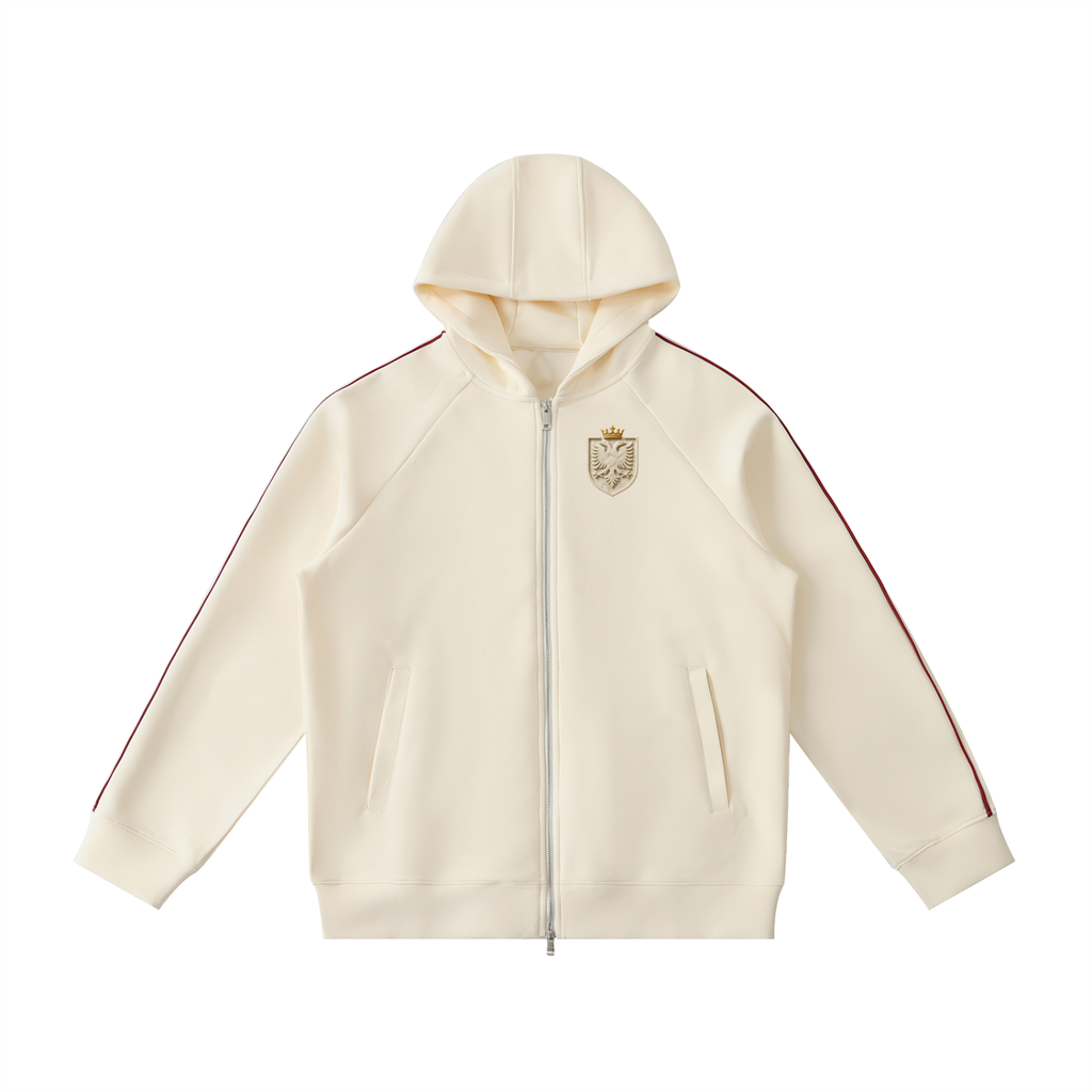 Heavyweight Raglan Sleeve Zip Hoodie