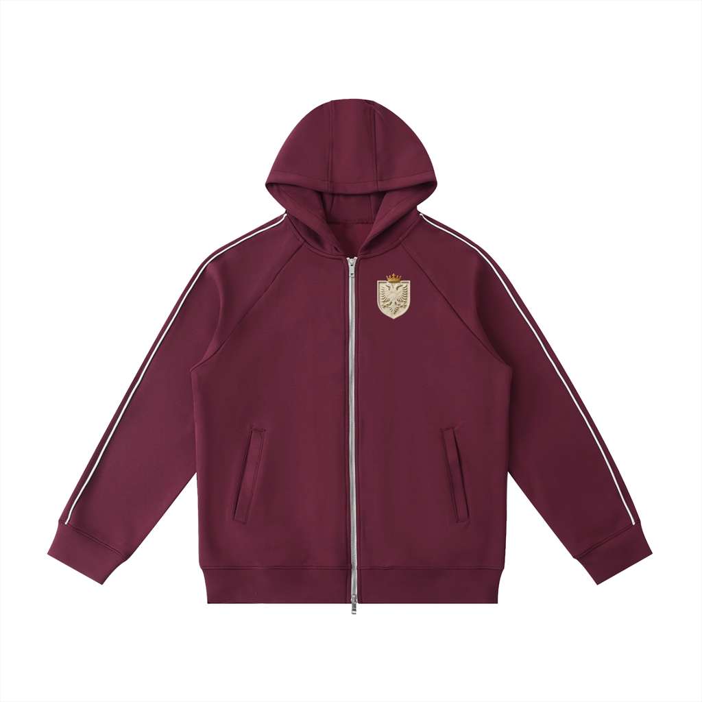 Heavyweight Raglan Sleeve Zip Hoodie
