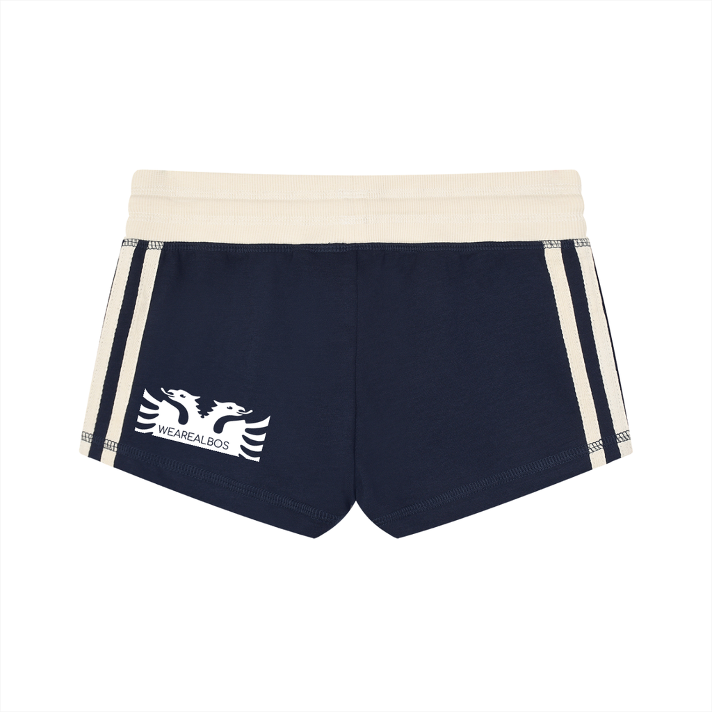 Women's Contrast Stripe Track Shorts