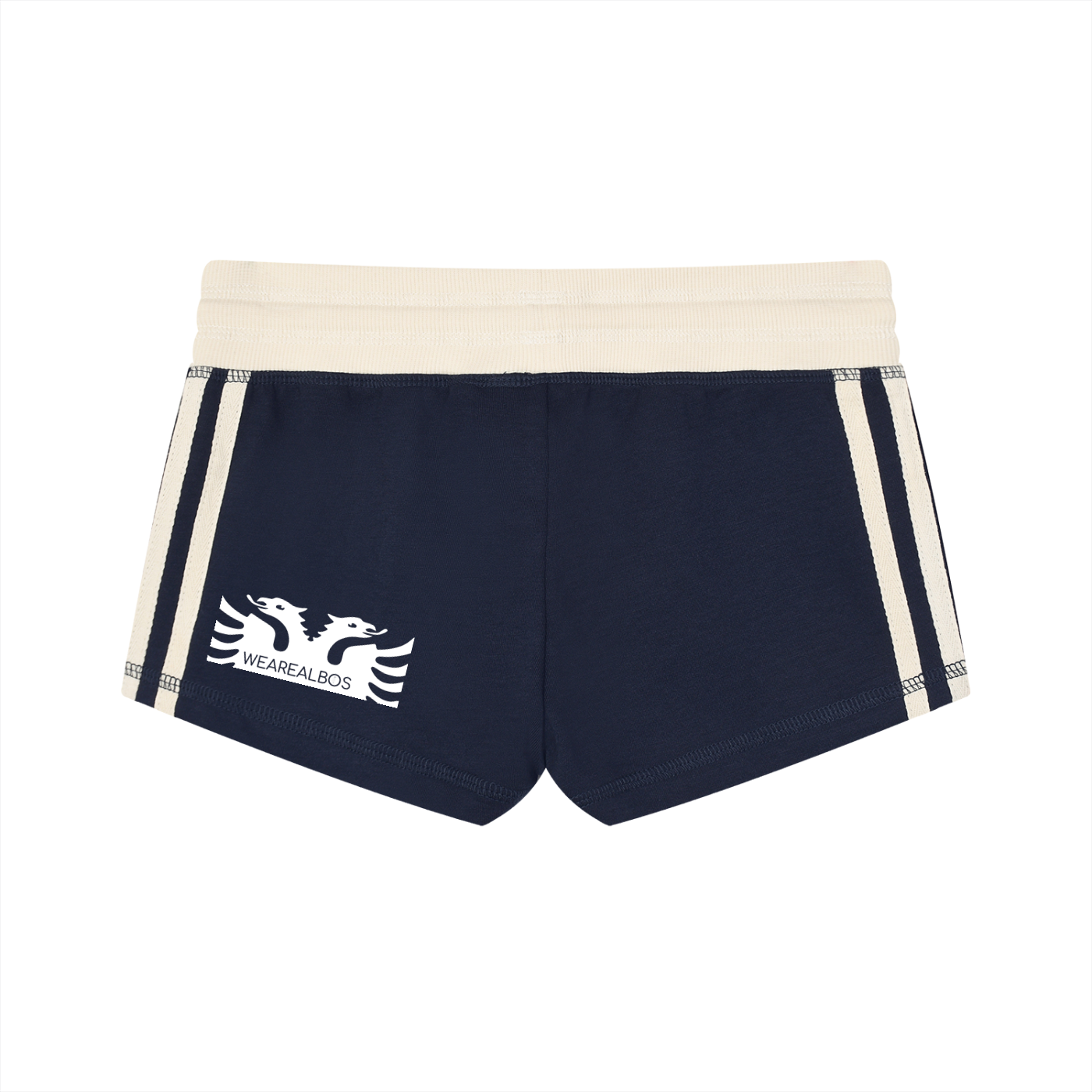 Women's Contrast Stripe Track Shorts