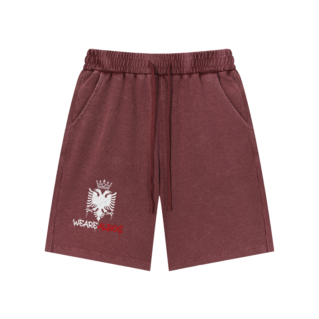Mineral Wash Loose Knit Shorts Unisex (Loose)