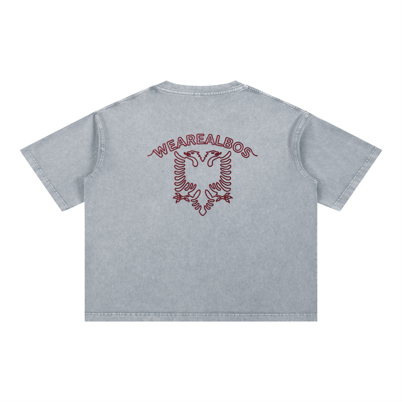Mineral Wash Boxy Cotton T-Shirt (Loose)