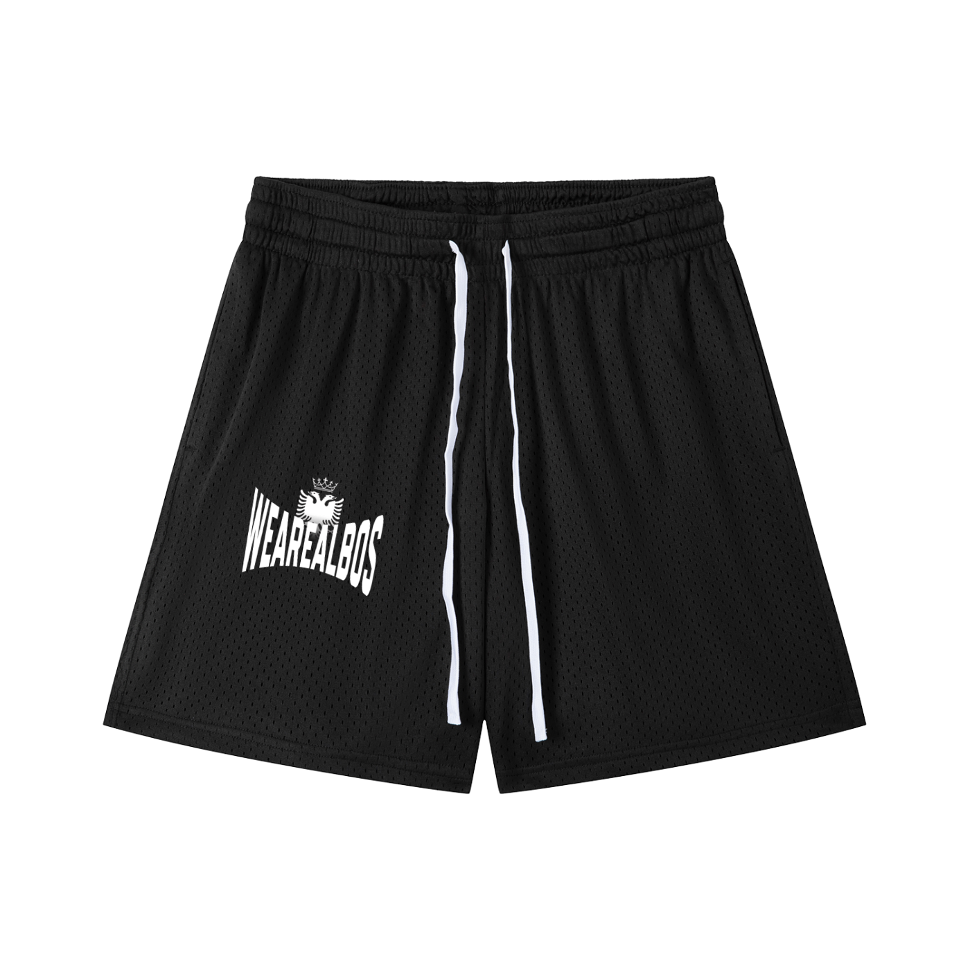 Mesh Drawstring Shorts (Loose)