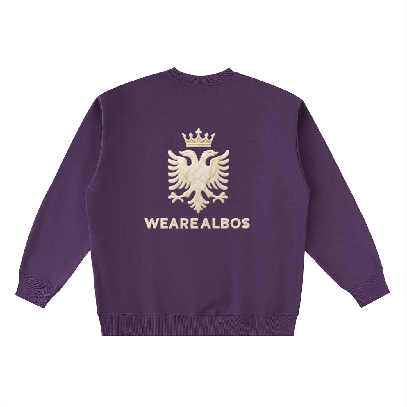 Oversized Crewneck Taped Sweatshirt (Loose)