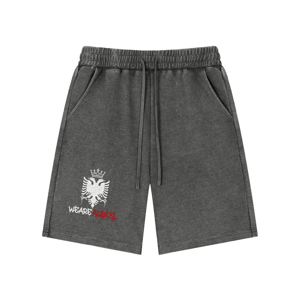 Mineral Wash Loose Knit Shorts Unisex (Loose)