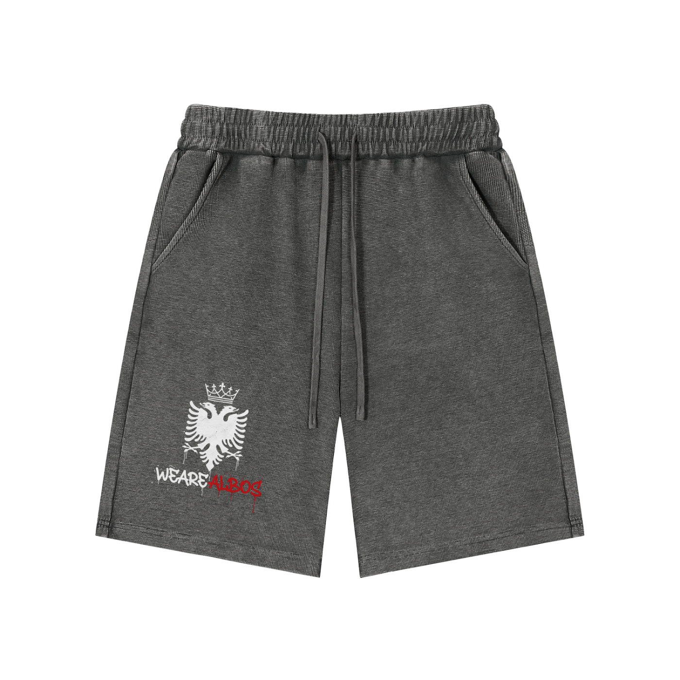 Mineral Wash Loose Knit Shorts Unisex (Loose)