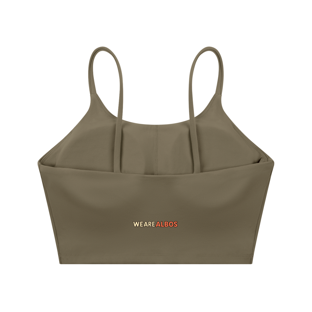 Spaghetti Strap Yoga Sports Bra