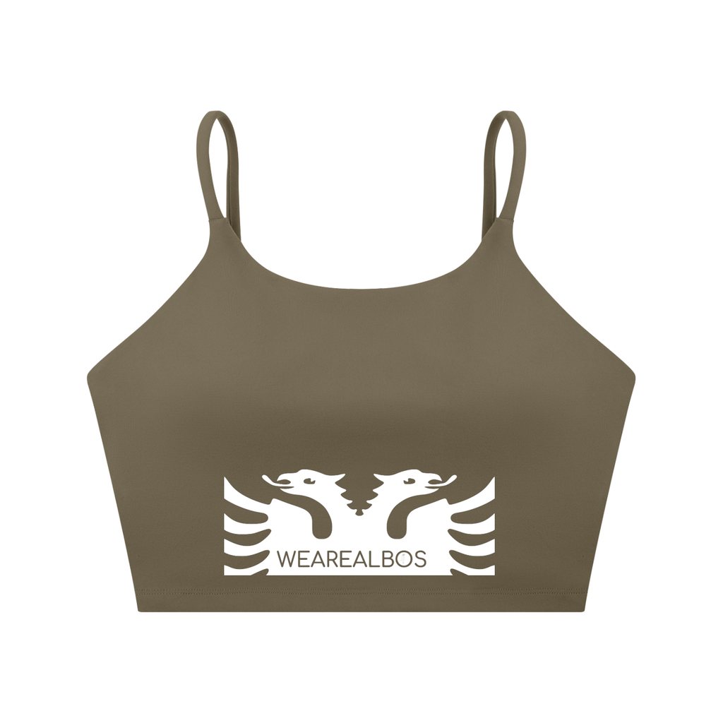 Spaghetti Strap Yoga Sports Bra (Skinny)