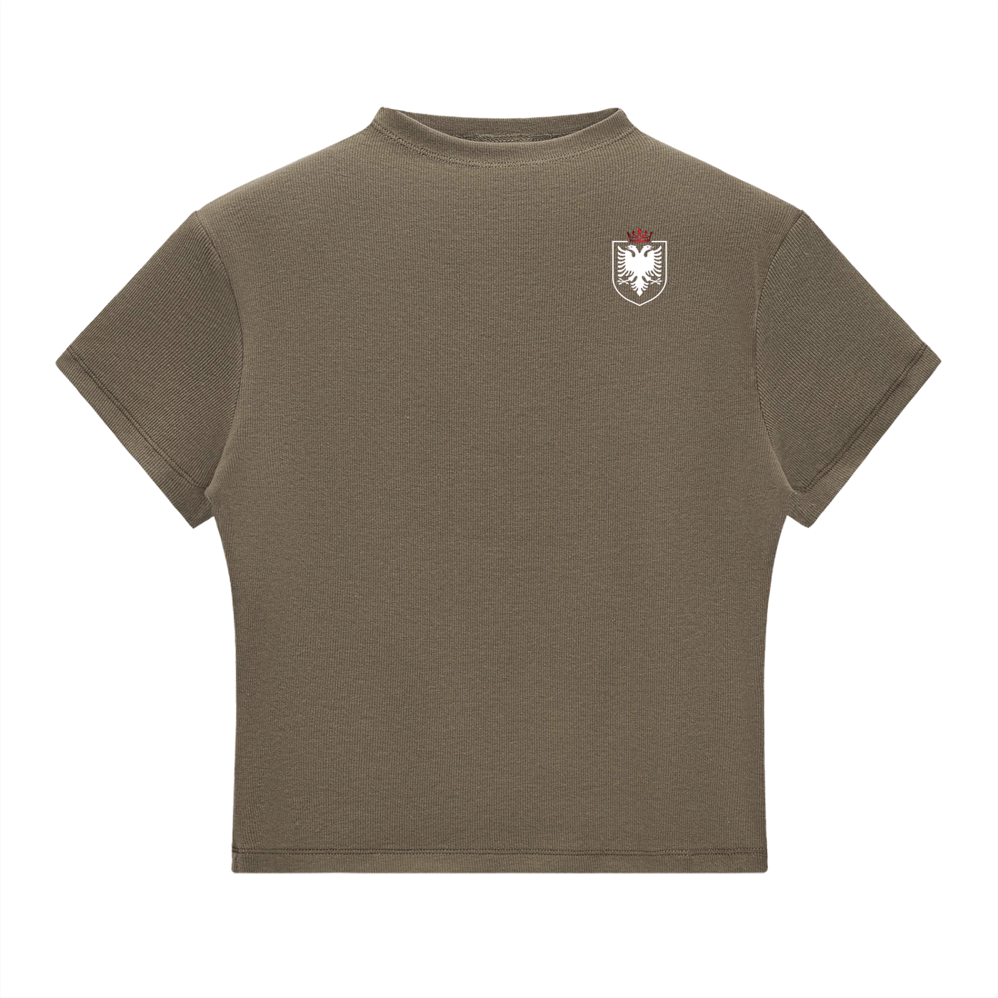 Essential Slim Fit Mock Neck T-Shirt (Bodycon)