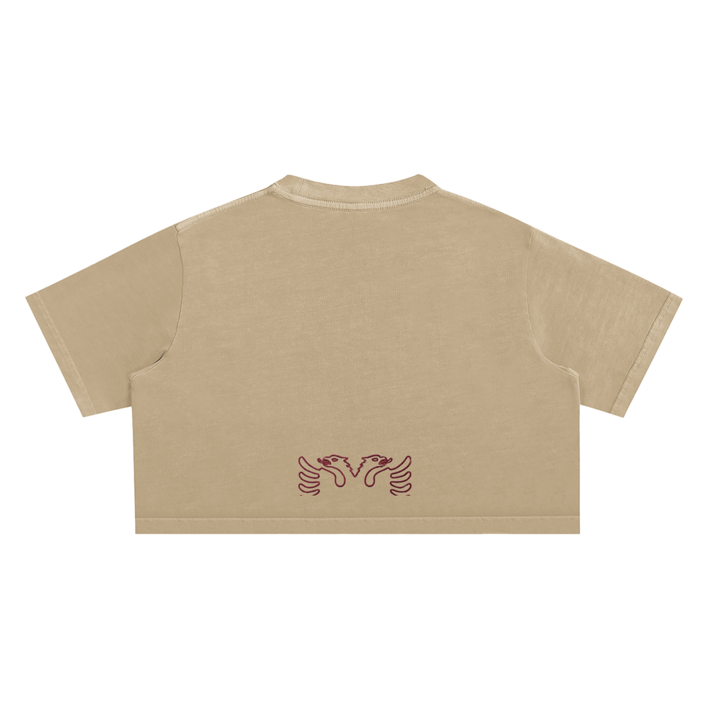 Snow Washed Crop Top